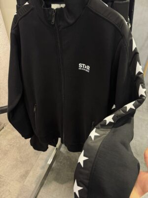 Black star golden goose tracksuit