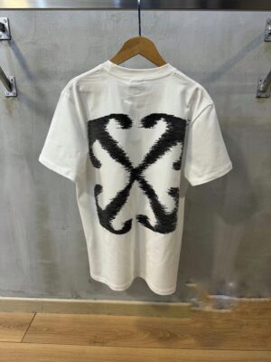 White off-white windy tshirt