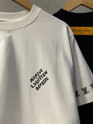 White LV marque depose tshirt