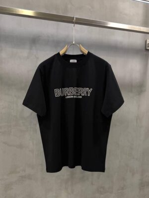 Black burberry london england tshirt