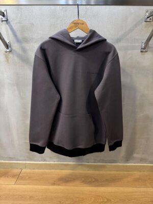 Gray dior christian dior couture lined hoodie