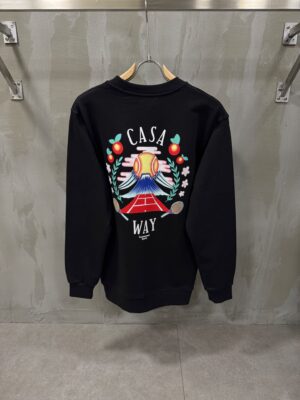 Black casablanca way sweater