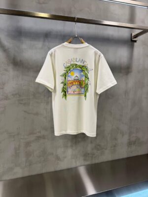White casablanca l’arche de tennis cotton t-shirt