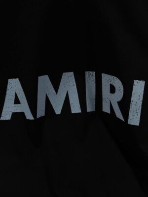 Black AMIRI Stencil Logo cotton t-shirt