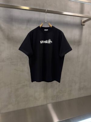 Black Off-white heraldic arrow slim cotton T-Shirt