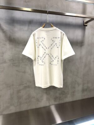 White Off-white chain arrow skate cotton T-Shirt