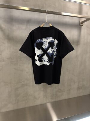 Black Off-White Acrylic Arrows cotton T-Shirt