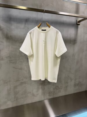 White LV Embossed t-shirt