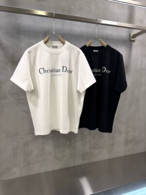 Black Dior Christian Dior Couture Relaxed fit cotton t-shirt