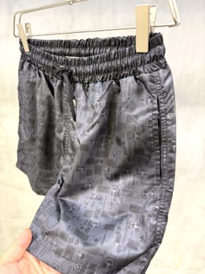 Black Hermès Metal au Carre swim trunks